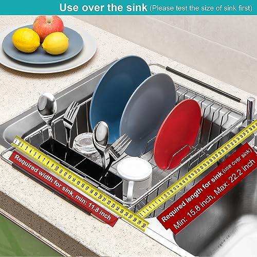 Expandable Multifunctional Dish Drying Rack
