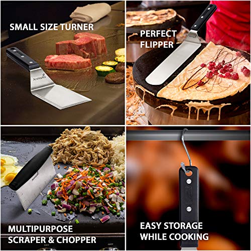 Metal Spatula Stainless Steel Scraper (7 Count)