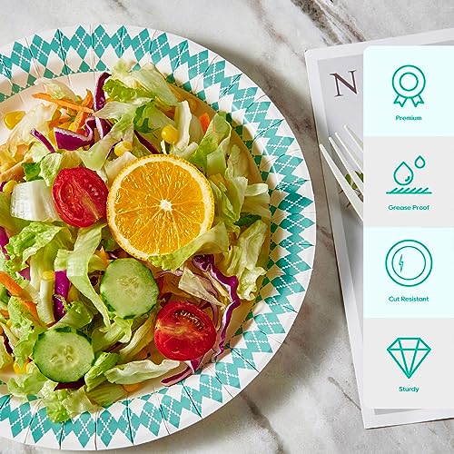 8.37 inch Disposable Paper Plates (360 Count)