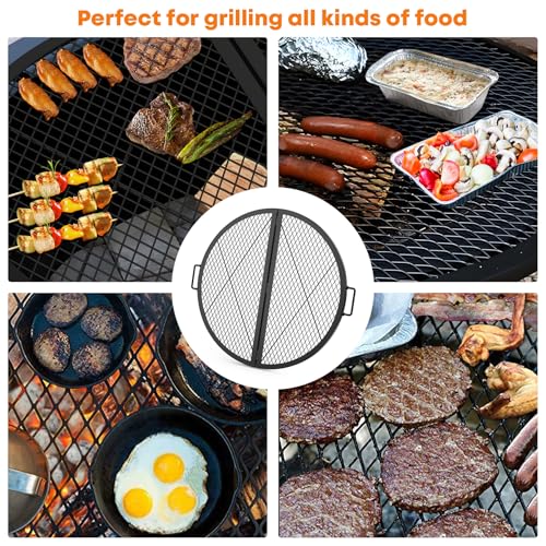 X Marks Fire Pit Grill Grate