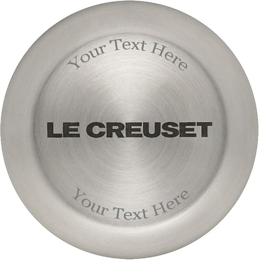 Le Creuset Enameled Cast Iron Signature Oval Dutch Oven with Personalized Knob Engraving, 6.75 qt.
