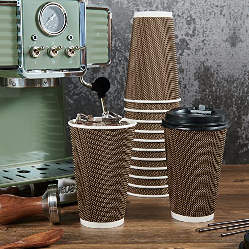 80 Pack 16 oz Disposabel Paper Cups