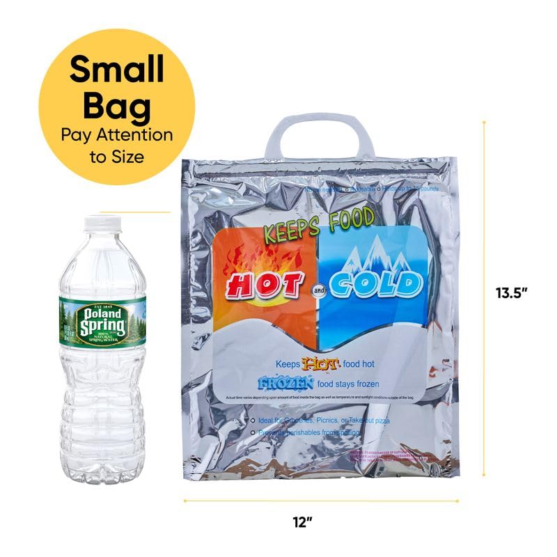 Hot and Cold Insulated Bags for Food Delivery