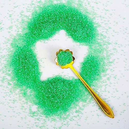 Green Sanding Sugar Sprinkles (3.2 Ounce)