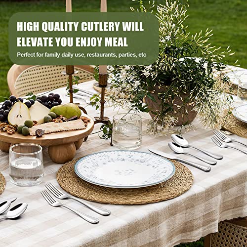40 Piece Silverware Set for 8