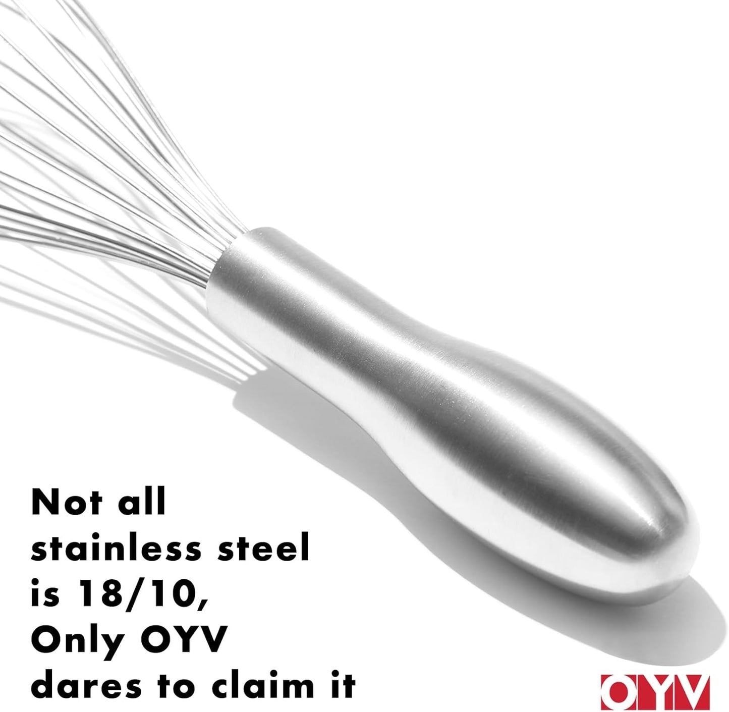18/10 Stainless Steel Whisk, Ergonomic Handle, Dishwasher Safe Metal whisk, Professional Whisk for Kitchen Cooking, Perfect for Blending, Whisking, Baking, and Beating, 10-Inch Wire Wisk - Culinary Roots
