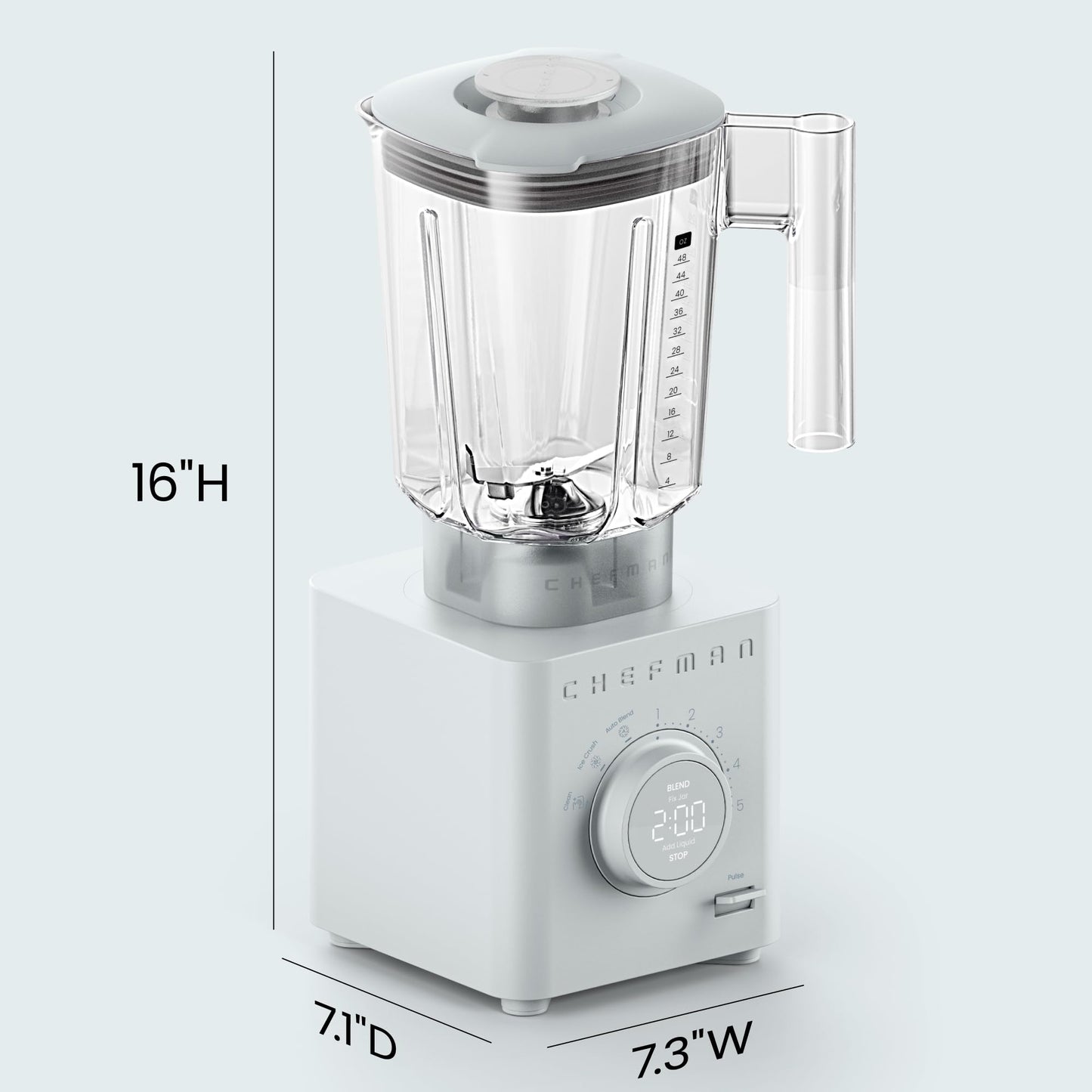Obliterator 48 oz Countertop Blender for Smoothies