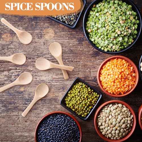 200 Pcs Small Wooden Spoons (200 Count)