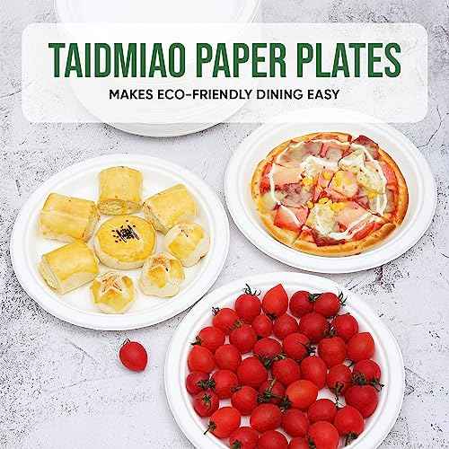 Heavy Duty Disposable Paper Plate 9 inch (100 Count)