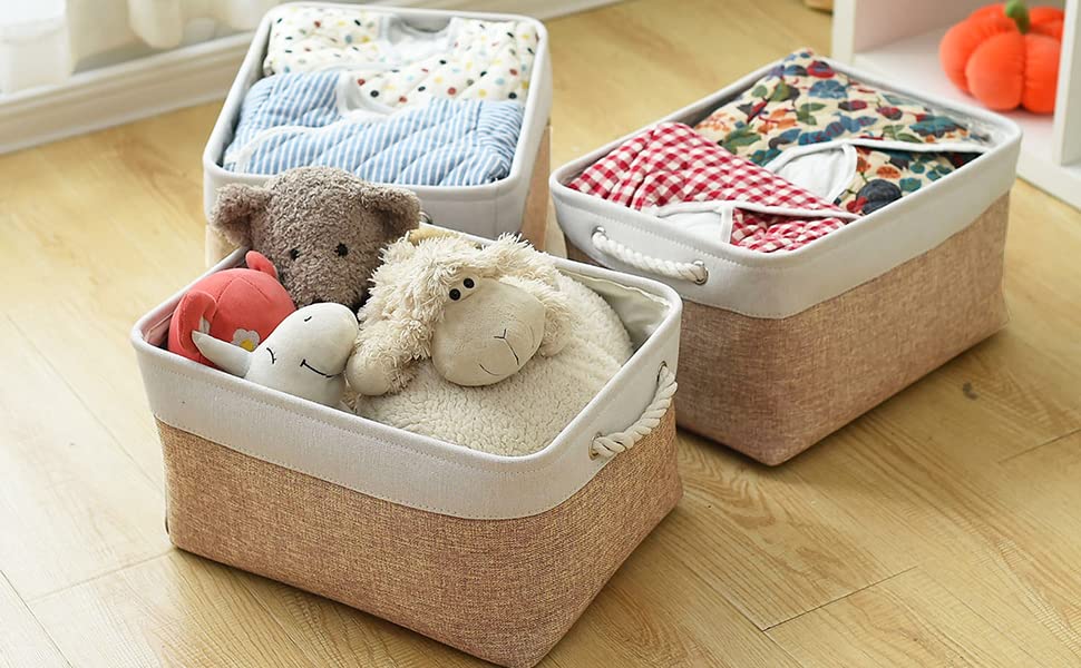 Fabric Storage Baskets (3 Count)