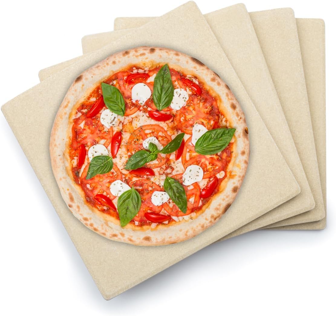 Outset Square Cordierite Pizza Stone Grill Tile - Thumbnail 4