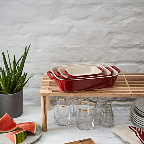 3 Pc Ceramic Baking Dish Set (3 Count)