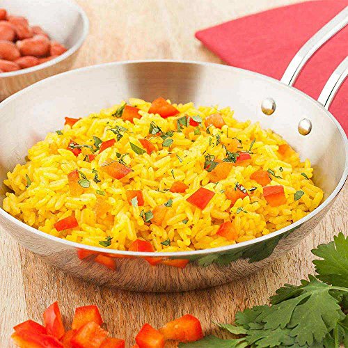 Round Silver Stainless Steel Mini Skillet