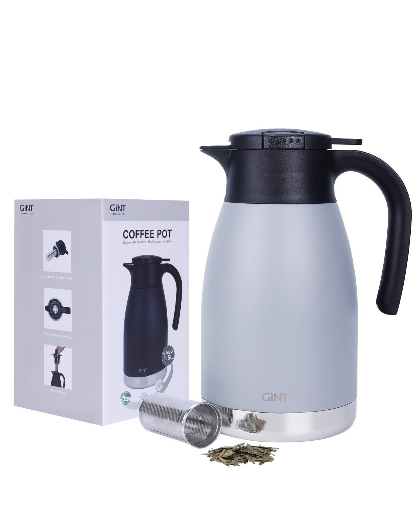 51oz Thermal Coffee Carafe with Infuser