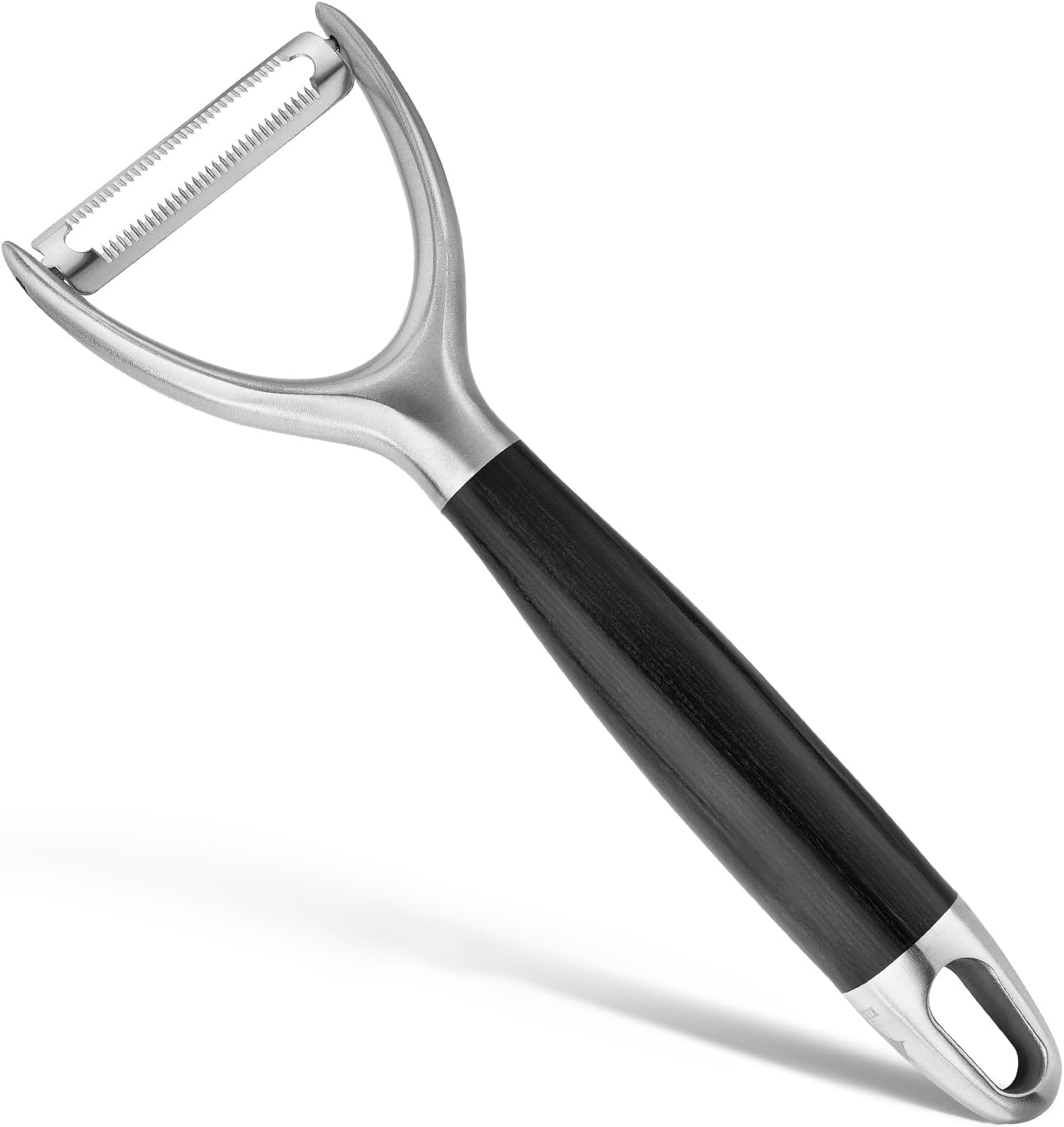 304 Stainless Steel Multi-Function Kitchen Peeler - With Solid Wood Handle, Sharp Durable Blade, Effortlessly Peels Vegetables and Fruits, Essential Kitchen Tool（ Type Y ） - Culinary Roots