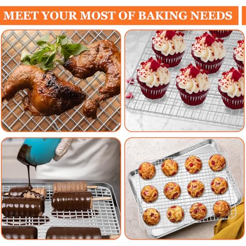 Jelly Roll Pan with Cooling Rack (4 Count)