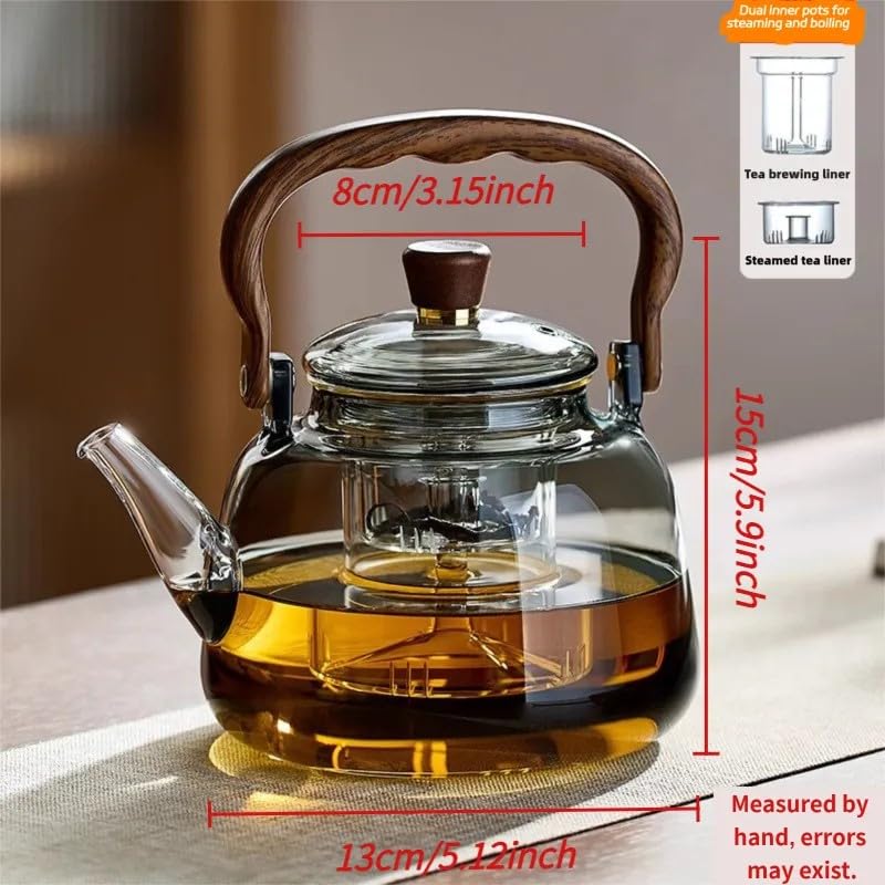 Glass Teapot 40.6oz