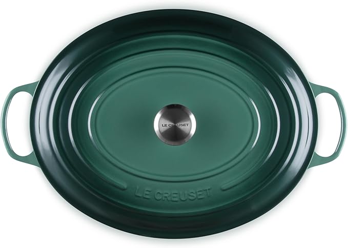 Le Creuset Enameled Cast Iron Signature Oval Dutch Oven, 15.5qt., Artichaut