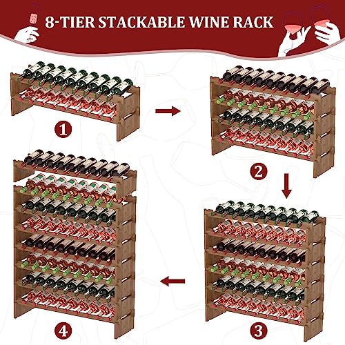 Wine Rack Freestanding Floor