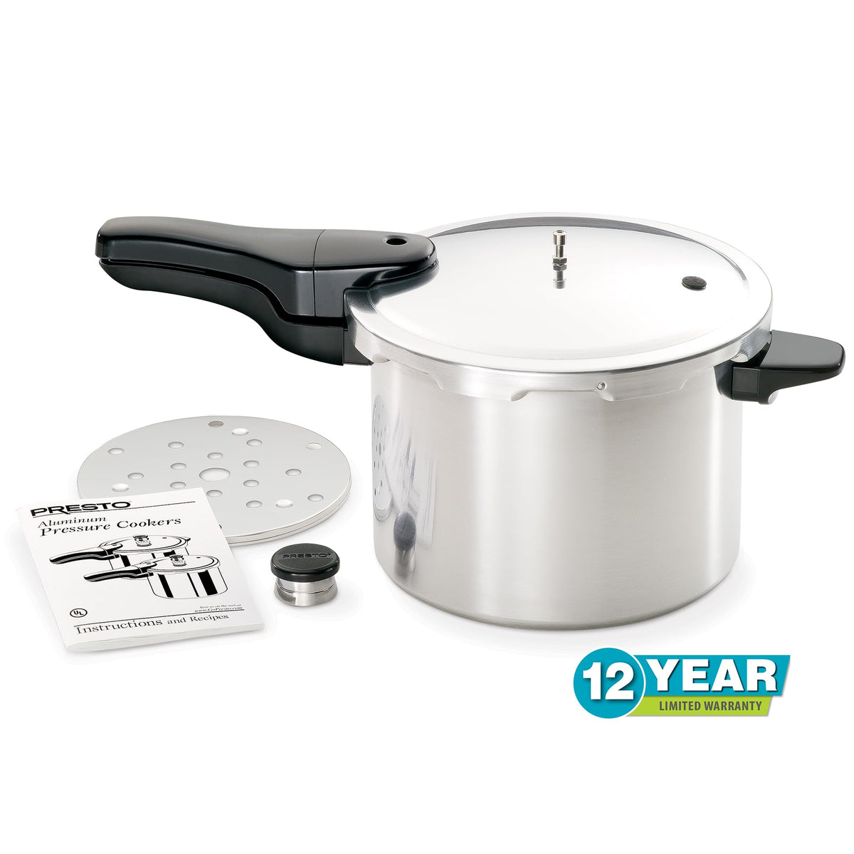 01264 6 Quart Aluminum Pressure Cooker