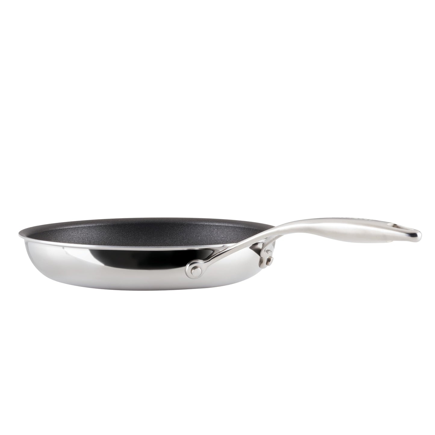 C1 Series Clad Stainless Steel with ScratchDefense Technology Cookware Nonstick Induction Frying Pan