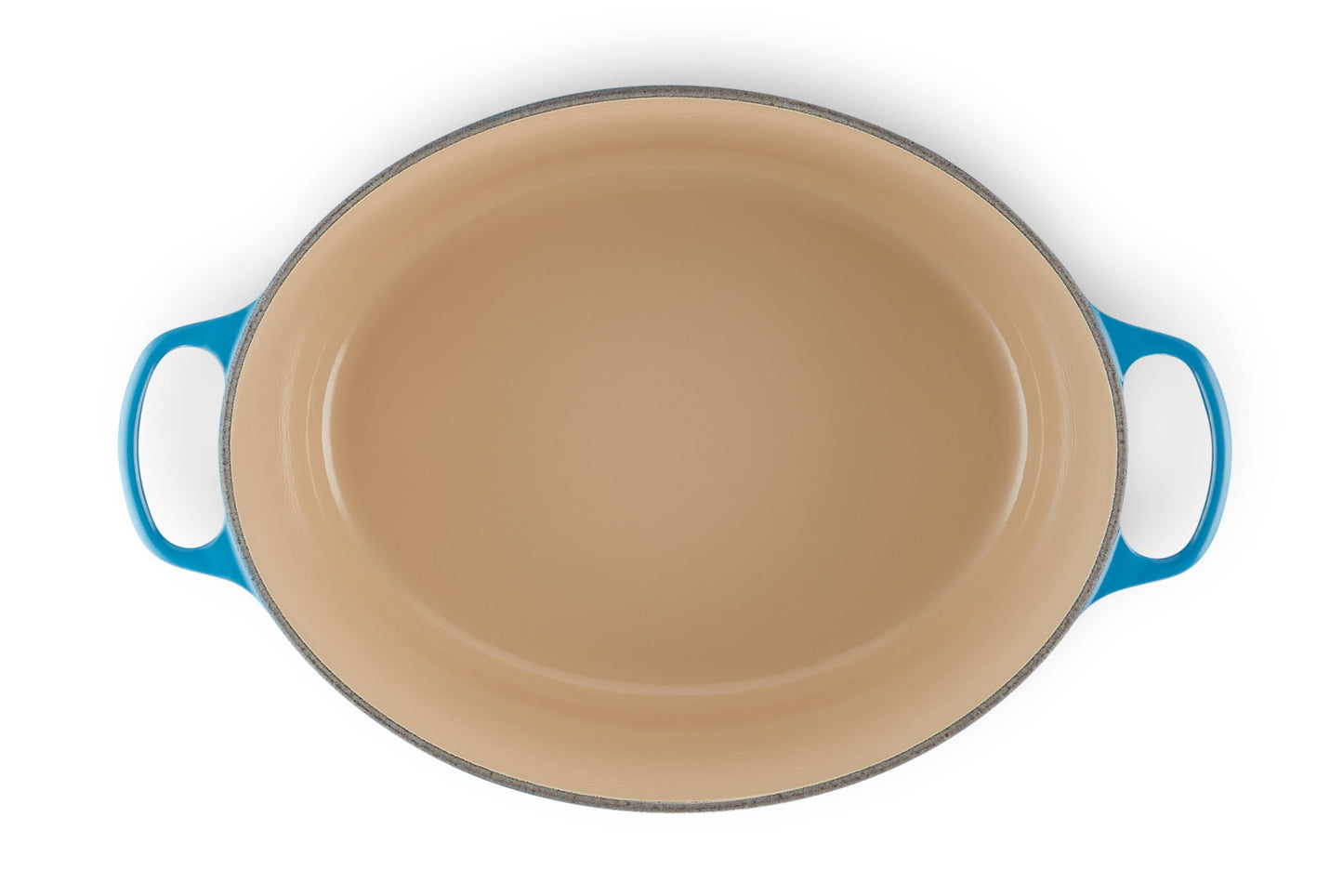 Enameled Cast Iron Oval Dutch Oven