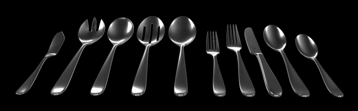 Silverware Set for 8 with Serving Utensils