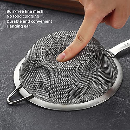 304 Stainless Steel Fine Mesh Strainers for Kitchen