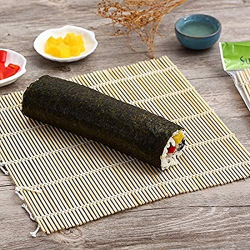 4 Pack Large Sushi Roll Bamboo Mats (4 Count)