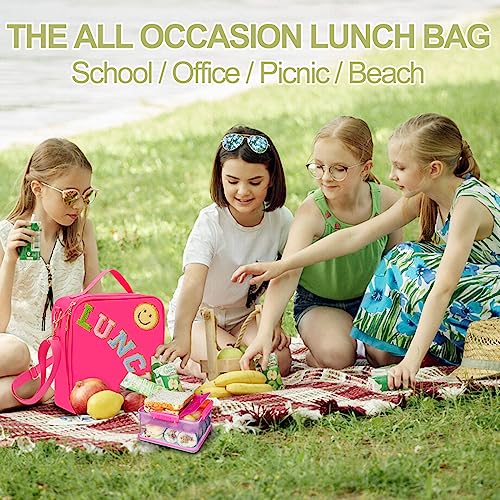 Insulated Lunch Bag With Adjustable Shoulder Strap