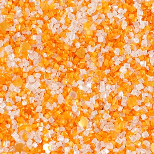 Sanding Sugar Edible Gold Hearts Glitter Mix (3.5 Ounce)