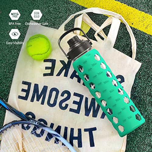 Glass Water Bottle