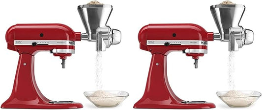 KitchenAid KGM All Metal Grain Mill Attachment,(Pack of 2)
