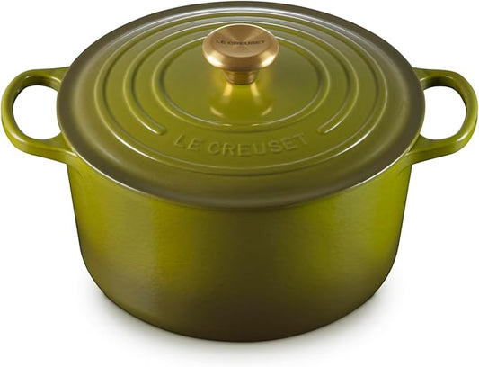 Le Creuset Enameled Cast Iron Signature Deep Round Oven, 6.5 qt., Olive