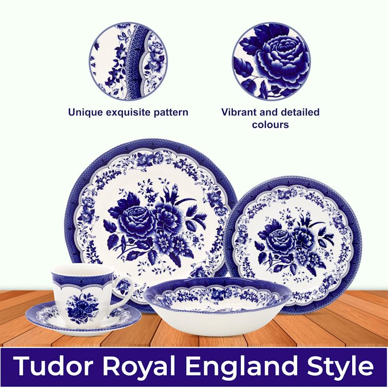 30 Piece Porcelain Dinnerware Set for 6