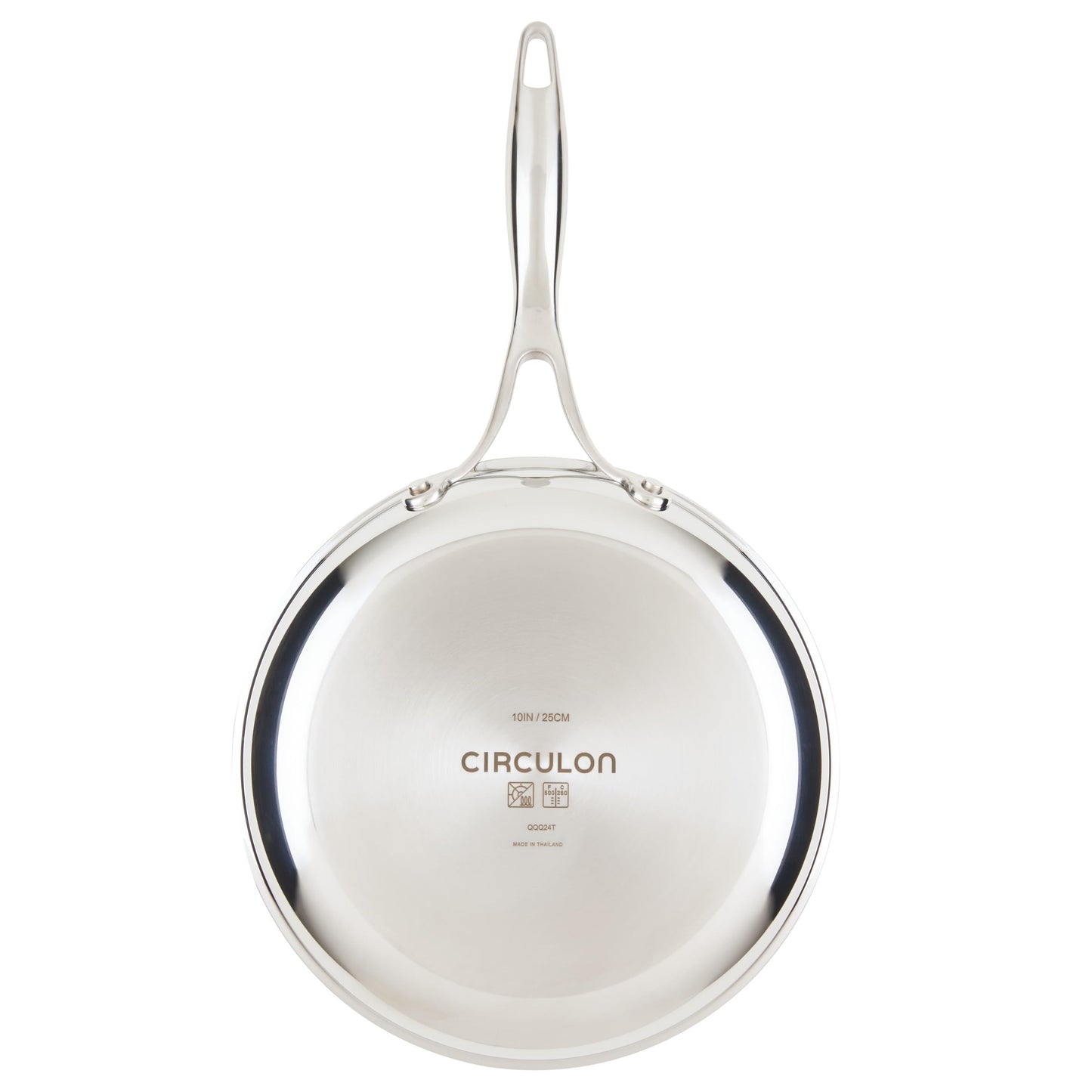 C1 Series Clad Stainless Steel with ScratchDefense Technology Cookware Nonstick Induction Frying Pan