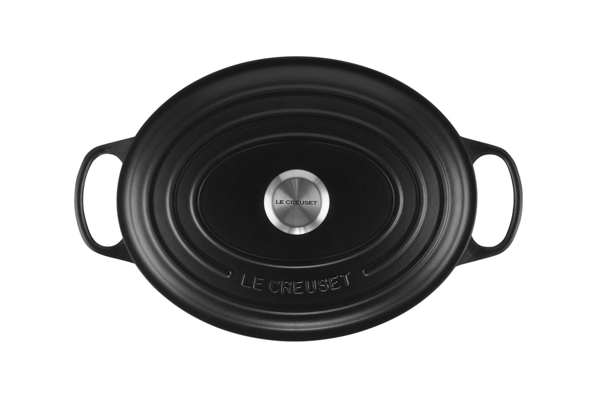 Enameled Cast Iron Oval Dutch Oven