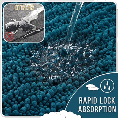 Bathroom Rugs Non Slip Washable 32x20 Inch