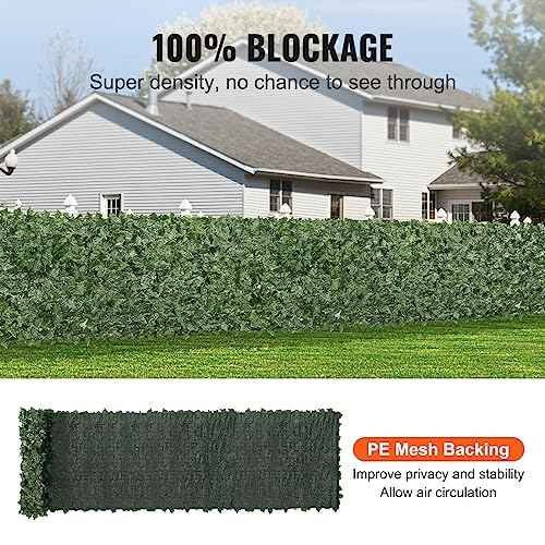 Artificial Ivy Privacy Fence Screen