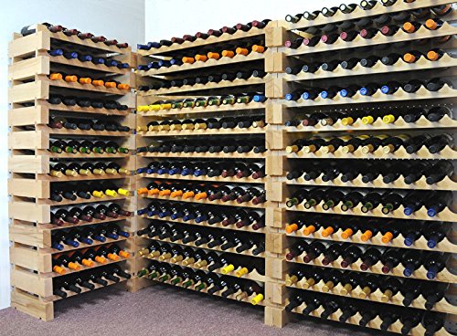 Modular Wine Rack Beechwood 40