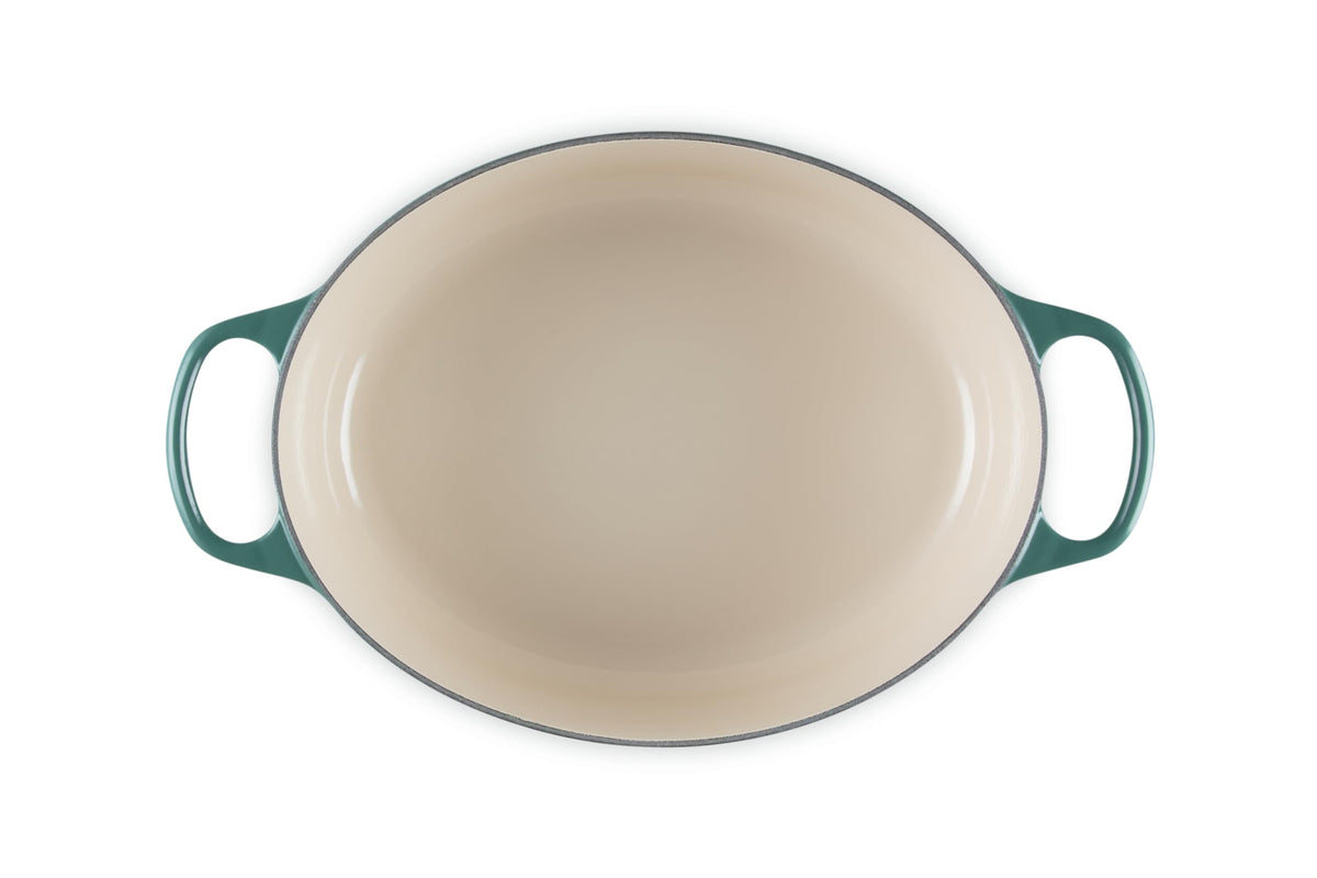 Enameled Cast Iron Oval Dutch Oven