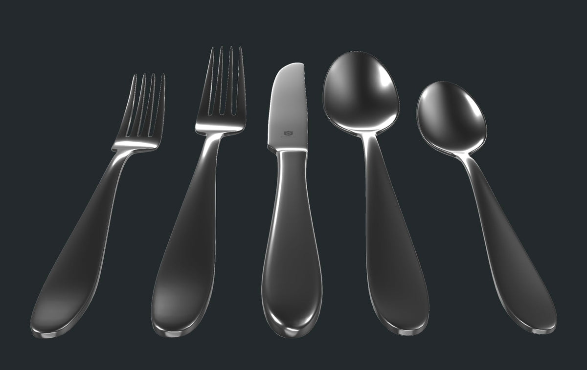 Matte Silverware Set