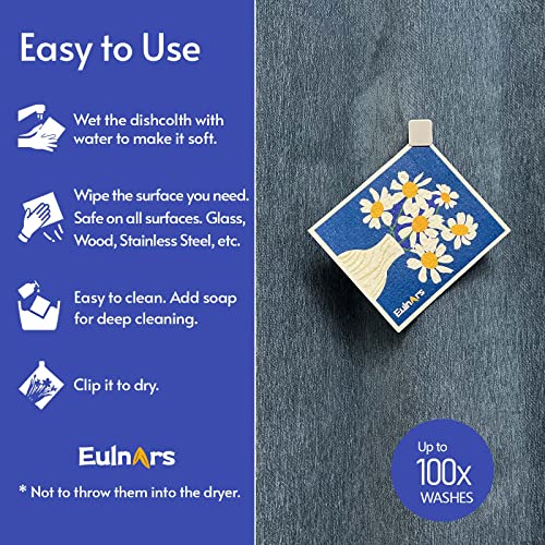 Swedish Dishcloths for Kitchen (8 Count)