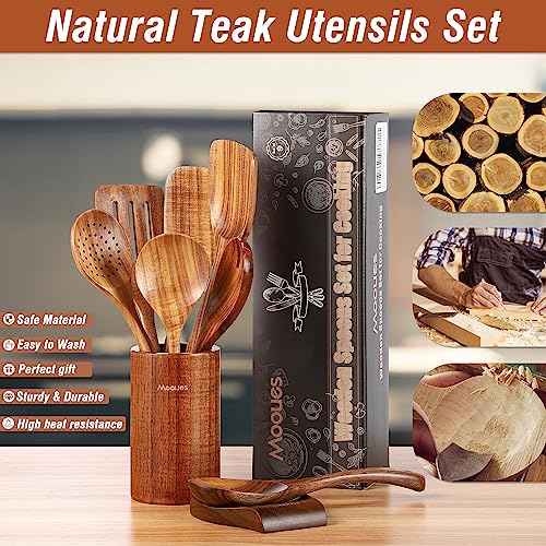 Wooden Kitchen Utensil Set (9 Count)
