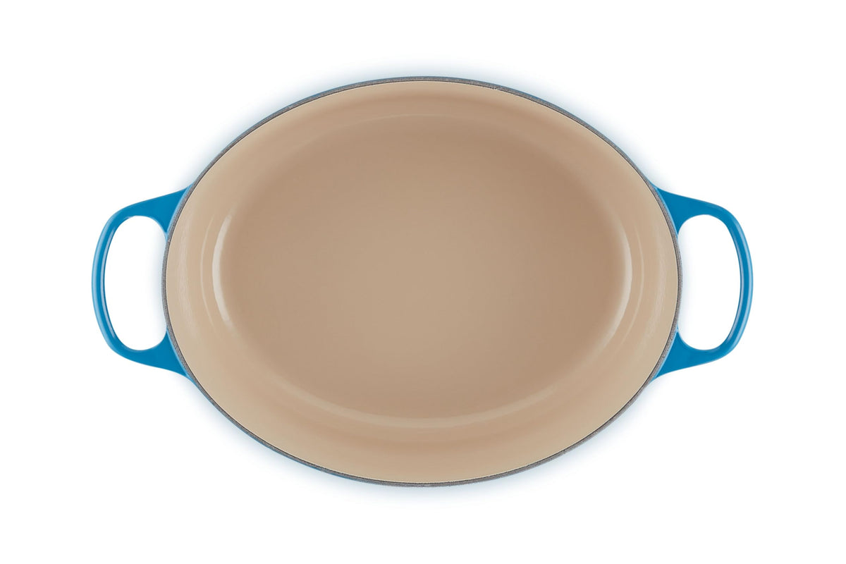 Enameled Cast Iron Oval Dutch Oven