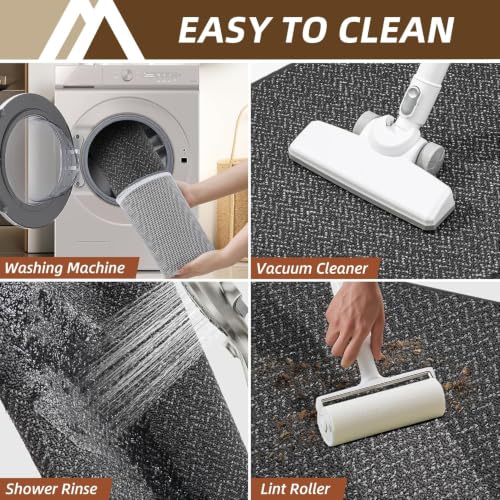 Kitchen Rugs Set of 2 Non