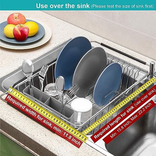 Expandable Multifunctional Dish Drying Rack