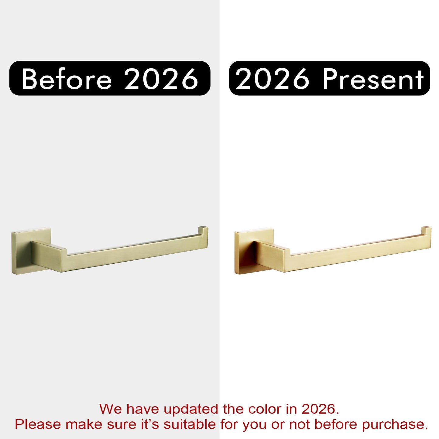 Towel Bar Gold Hand Towel Holder for Bathroom Kitchen Hardware Stainless Steel Wall Mounted