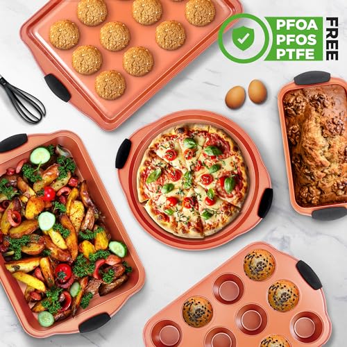 10 Piece Nonstick Baking Pan Set