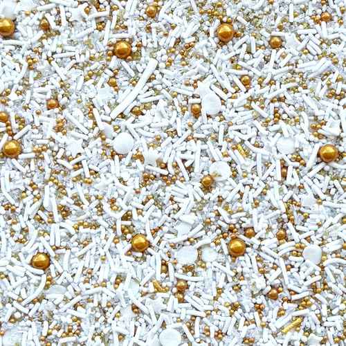 Gold Digger Gold & White Sprinkle Mix 2 Pack